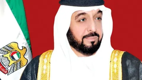 Su Alteza el jeque Khalifa bin Zayed al Nahyan, presidente de Emiratos Árabes Unidos.