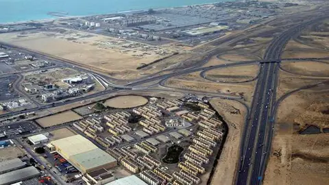 Vista aérea de Jebel Alí en Dubai. (Fuente externa).