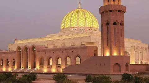 Imagen de una mezquita en Muscat, capital de Omán.