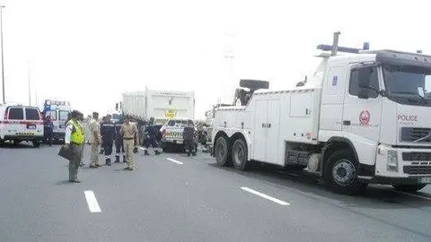 La confluencia de Dubai con Sharjah es un tramo con múltiples accidentes.