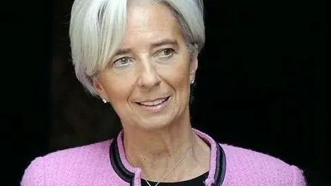 La directora del Fondo Monetario Internacional, Christine Lagarde. (Adam Sage)