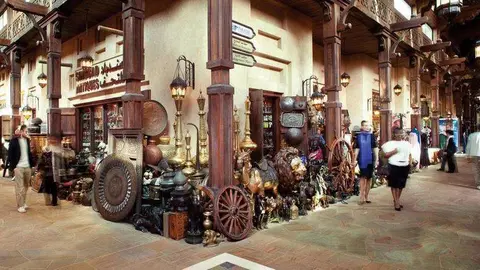 Una imagen del zoco de Madinat Jumeirah.