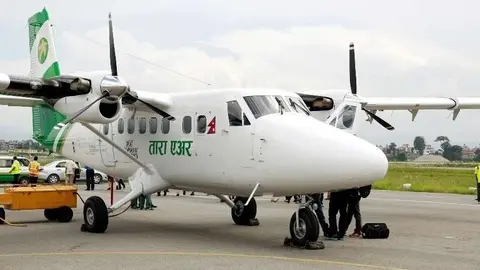 Imagen de una aeronave del mismo modelo que la desaparecida.