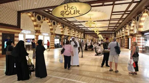 Dubai Mall, la mayor área de compras de Emiratos Árabes Unidos.