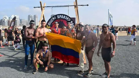 La Delegación Deportiva Hispana que participó en Spartan Race 2016.