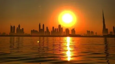 Imagen de la costa de Dubai.