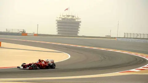 Una imagen del circuito de Manama.