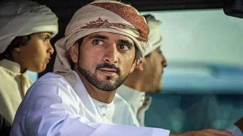 Una bonita imagen del príncipe heredero de Dubai.