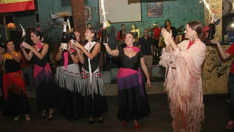 Amalia Megías, durante una actuación en Malecón. (EL CORREO)