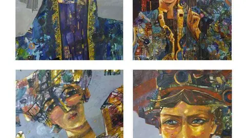 Muestras de la colección del artista sirio.