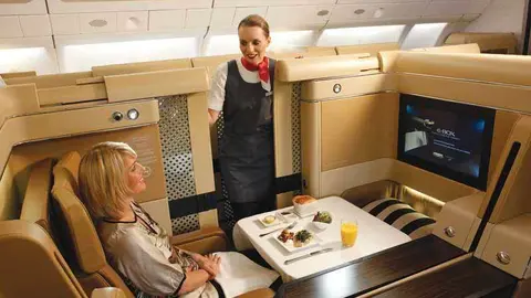 Los aspirantes a chef de Etihad cocinarán en el cielo.