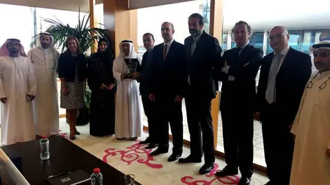 Reunión entre la Diputación y responsables económicos de Dubai.