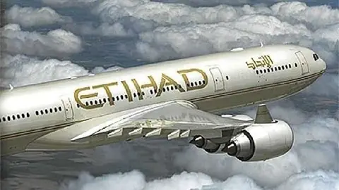 Un avión de Etihad Airways.