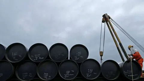 Barriles de petróleo. (Fuente externa)