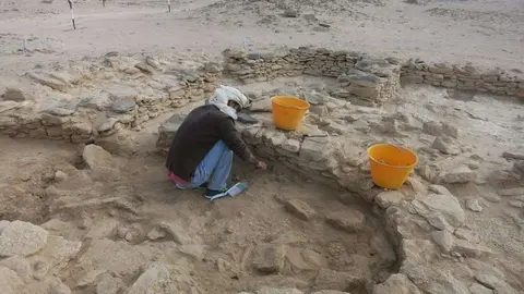 Excavaciones en Marawah. (TCA Abu Dhabi).