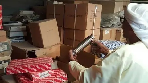 Piezas de motor falsificadas. (Al Futtaim Motors)