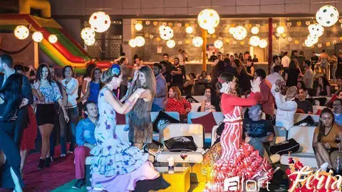 Una imagen de la Feria de Abril del hotel Aloft de 2015.