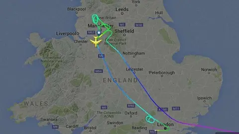 Captura del vuelo EK019 del 26 de marzo de 2016.