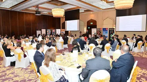 Perspectiva de los asistentes a la cena de gala del Spanish Business Council en junio de 2015. (Manaf K. Abbas)
