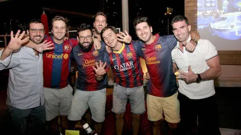 Asistentes al pasado Clásico en el hotel Media One de Dubai. (EL CORREO)