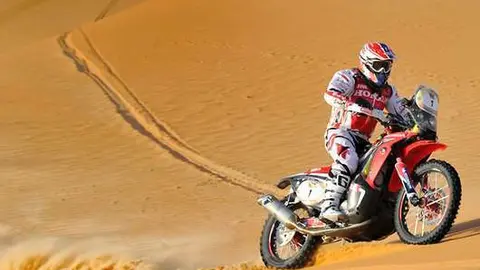 Una imagen del rally Abu Dhabi Desert Challenge 2014.