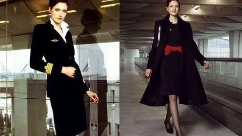 Azafatas de la aerolínea Air France.