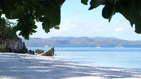 Imagen de una playa de las Islas Filipinas.