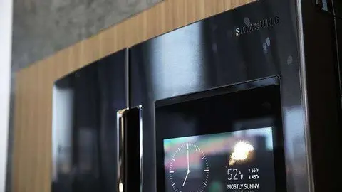 Frigorífico inteligente de Samsung.