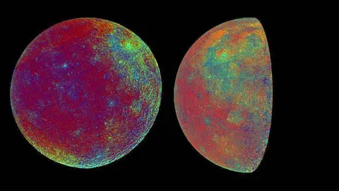 El planeta Mercurio. (Banco de Imágenes Geológicas)