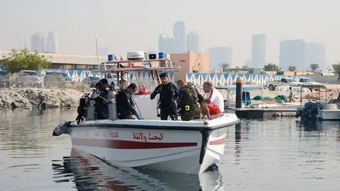 Imagen del equipo de Salvamento Marítimo de Dubai.