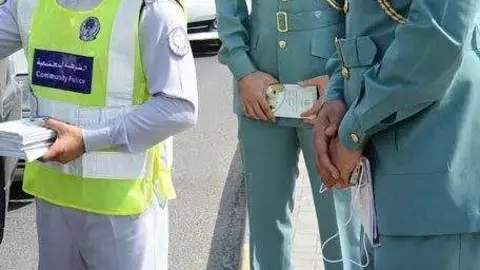 Agentes de la Policía de Dubai.