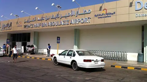 Aeropuerto de la zona de Buraidah en Arabia Saudita.