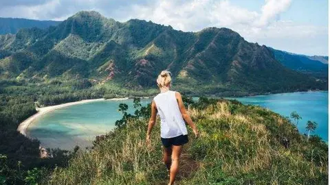 Imagen de una isla de Hawái.