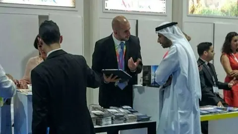 El stand de Sevilla en la Arabian Travel Market de Dubai.