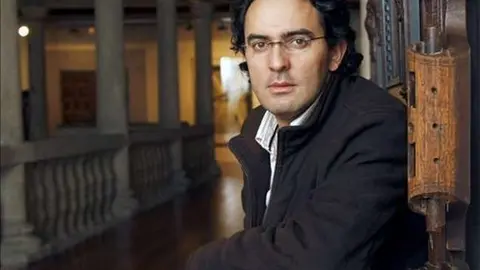 El escritor colombiano Juan Gabriel Vásquez.