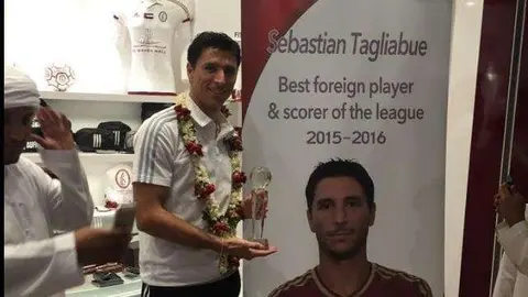 Tagliabué fue el pichichi de la Liga del Golfo con  25