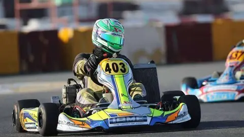 Jhon Quiceno a bordo de su monoplaza.