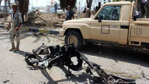 Imagen de un atentado suicida en Yemen.