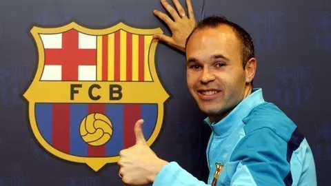 El futbolista del FC Barcelona Andrés Iniesta.