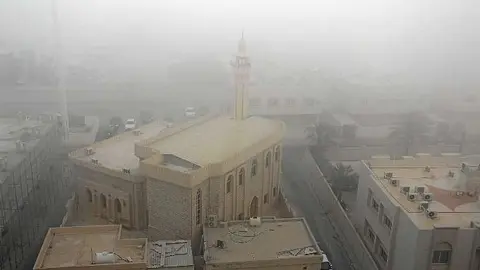 Cielos nublados en Ras-al-Khaimah.