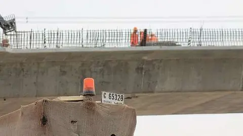 Obras para el desarrollo de infraestructuras viarias. (Fuente externa)