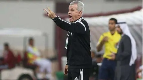 Javier Aguirre durante un partido de esta temporada.
