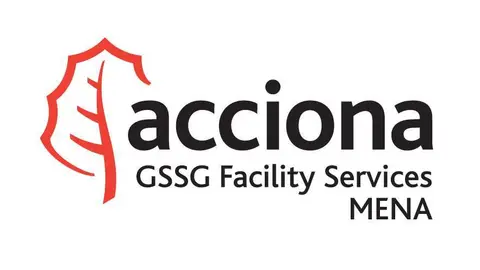 Logo de la empresa española Acciona.