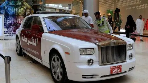 Imagen de un coche de la Policía de Abu Dhabi.