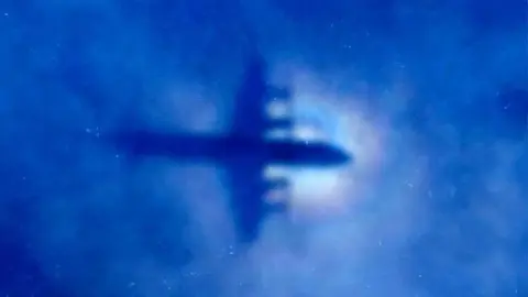 Una imagen suninistrada de internet de un avión en vuelo.