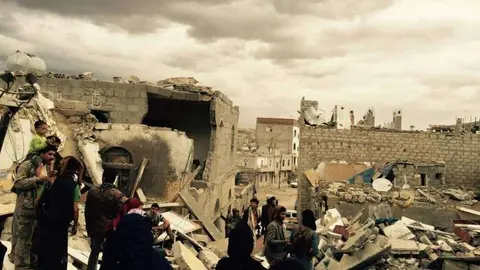 Una imagen de la ciudad de Saná, capital de Yemen.