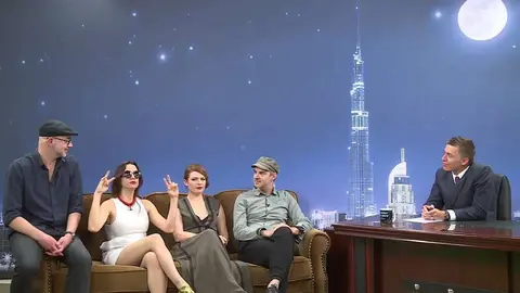 Loubo Siois entrevista a los componentes de Nouvelle Vague en 'The Dubai Talk Show'.
