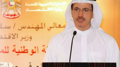 Sultan Al Mansoori, ministro de Economía de EAU.