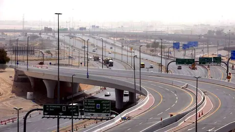 El caballo se escapó de un colegio en Al Ghusais.