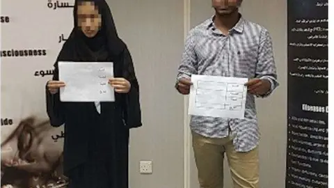 Presuntos traficantes de hachís detenidos en Abu Dhabi.